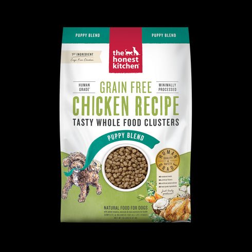 Honest Kitchen Whole Food Clusters Chicken Puppy Blend Grain-Free Dog Food 20lb - Poudre Pet and Feed Supply