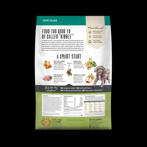 Honest Kitchen Whole Food Clusters Chicken Puppy Blend Grain-Free Dog Food 20lb - Poudre Pet and Feed Supply