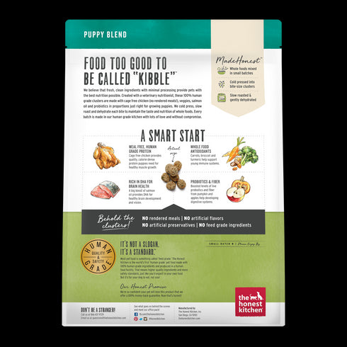 Honest Kitchen Puppy Blend Chicken Grain-Free Dog Food 4lb - Poudre Pet and Feed Supply