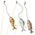 Ethical Gone Fishin Teaser Wand Cat Toy, Color Varies - Poudre Pet and Feed Supply