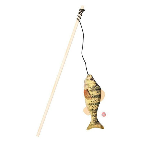 Ethical Gone Fishin Teaser Wand Cat Toy, Color Varies - Poudre Pet and Feed Supply
