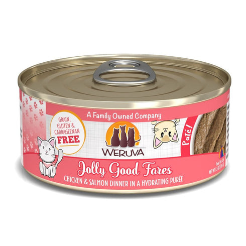Weruva Cat Pate Jolly Good Fares Chicken & Salmon Wet Cat Food 5.5oz -Poudre Pet & Feed Supply