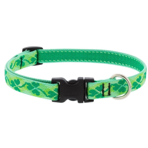 Lupine Adjustable Dog Collar 1/2" x 6-9" Shamrocks - Poudre Pet & Feed Supply