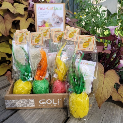 Goli Design Polypropylene Pina-Catlada Cat Toys 7" - Poudre Pet and Feed Supply