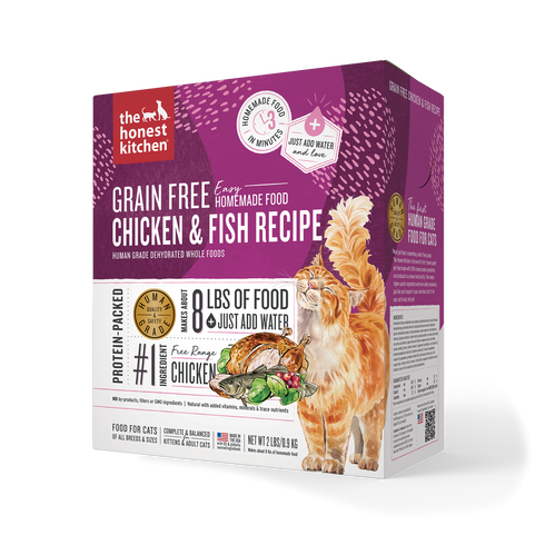 The Honest Kitchen Dehydrated Grain Free Chicken & Fish Cat Food 2lb - Poudre Pet and Feed Supply