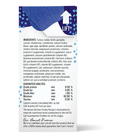 The Honest Kitchen Minced Turkey Grain Free Wet Cat Food 5.5oz poudrefeed.com