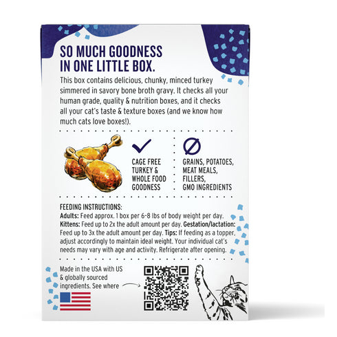 The Honest Kitchen Minced Turkey Grain Free Wet Cat Food 5.5oz poudrefeed.com