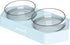 McLovin's Angled Double Bowl Blue - Poudre Pet and Feed Supply