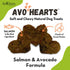 Avoderm AvoHearts Salmon & Avocado Dog Treats 5oz - Poudre Pet and Feed Supply