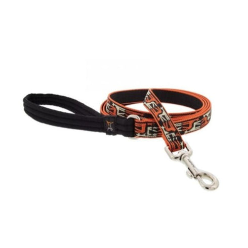 Lupine Dog Leash 3/4" x 4' Giraffes - Poudre Pet & Feed Supply