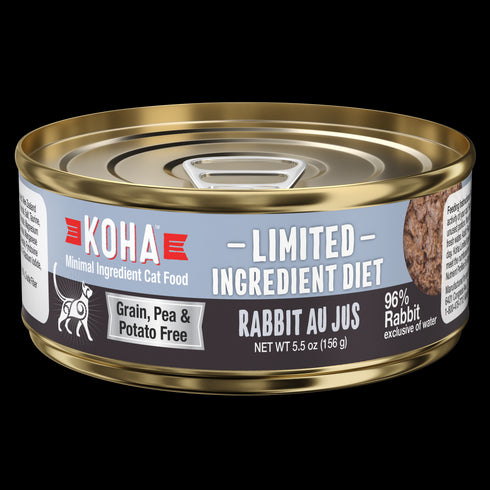 Koha Limited Ingredient Diet Rabbit Au Jus Cat Food 5.5oz - Poudre Pet and Feed Supply