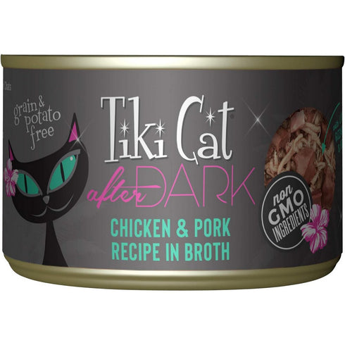Tiki Cat After Dark Chicken & Pork Wet Cat Food 5.5oz - Poudre Pet & Feed Supply