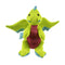 goDog Dragon with Double Chew Guard Plush Dog Toy Green Large - Poudre Pet & Feed Supply