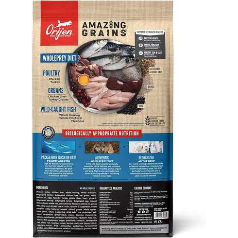 Orijen Amazing Grains Original Dry Dog Food 22.5lb - Poudre Pet and Feed Supply