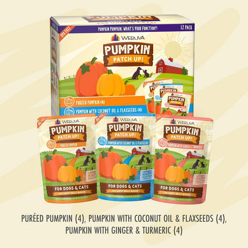 Weruva Pumpkin Patch Up Variety Pack For Cats & Dogs 2.8oz - Poudre Pet and Feed Supply