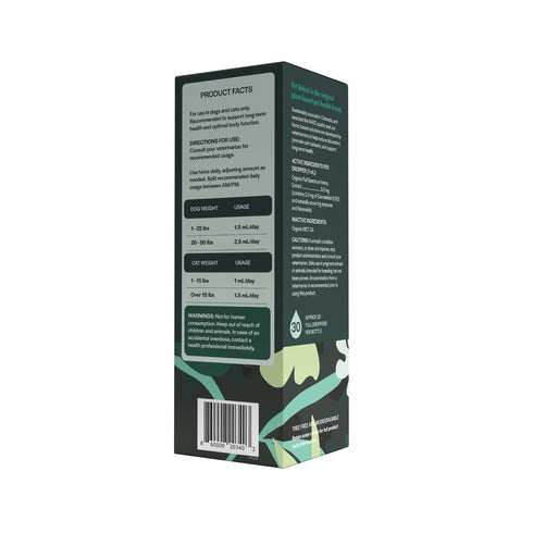 Pet Releaf 100MG Daily Releaf CBD Oil for Small Dogs & Cats 1oz - Poudre Pet & Feed Supply 2