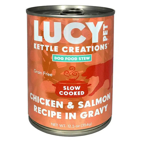 Lucy Pet Chicken Salmon Canned Dog Food 12.5oz - Poudre Pet and Feed Supply