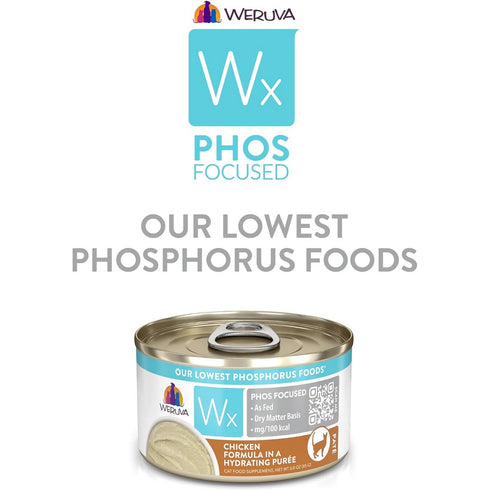 Weruva WX Phos Focused Chicken Puree Canned Cat Food 3oz - Poudre Pet and Feed Supply