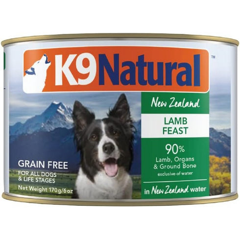 K9 Natural Lamb Feast Canned Dog Food 6oz - Poudre Pet and Feed Supply