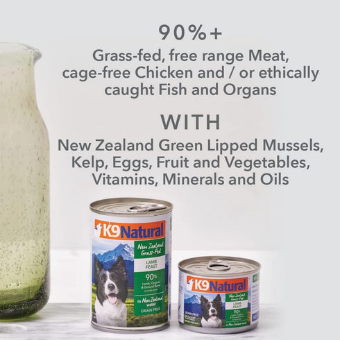 K9 Natural Lamb Feast Canned Dog Food 6oz - Poudre Pet and Feed Supply