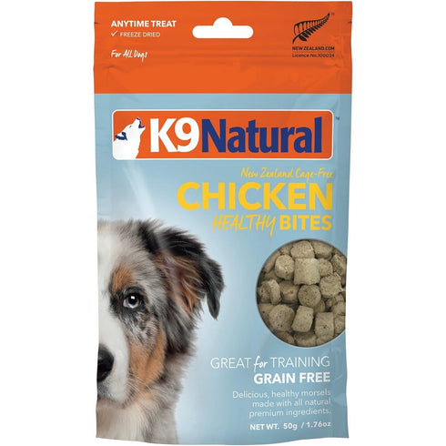 K9 Natural Freeze Dried Chicken Bites Dog Treats 1.76oz - Poudre Pet & Feed Supply