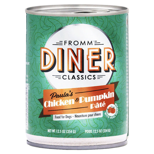 Fromm Diner Classics Paula’s Chicken & Pumpkin Pate Dog Food 12.5oz - Poudre Pet and Feed Supply