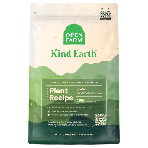 Open Farm Kind Earth Premium Plant Kibble Dry Dog Food 3.5lb - Poudre Pet and Feed Supply