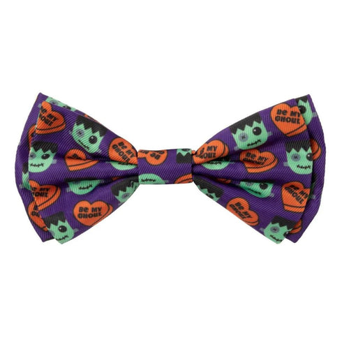 FuzzYard Be My Ghoul Bowtie Large Purple Poudre Pet & Feed Supply