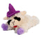 Multipet Halloween Witch Lamb Chop w/Purple Hat & Paws 6.5" Dog Toy - Poudre Pet & Feed Supply