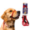 Heather's Heroes Sidekick Regular 3/8" x 6' Red Dog Leash poudrefeed.com