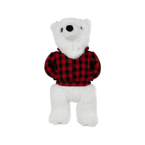 Tall Tails Polar Bear With Jacket 12" Dog Toy - Poudre Pet and Feed Supply