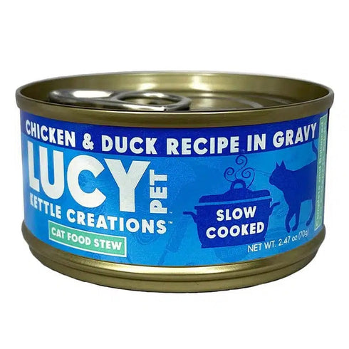 Lucy Pet Chicken and Duck Recipe in Gravy Wet Cat Food 2.47oz - Poudre Pet and Feed Supply