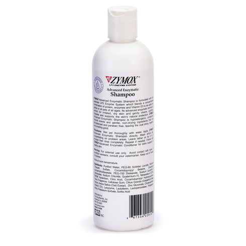 ZYMOX Advanced Enzymatic Shampoo for Dogs & Cats 12oz - Poudre Pet and Feed Supply
