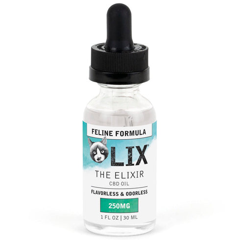 Lix Feline Formula Elixir CBD Oil 250mg - Poudre Pet and Feed Supply