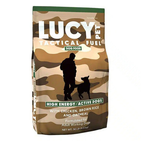 Lucy Pet Products Tactical Fuel Chicken Rice Oatmeal Dry Dog Food 30lb - Poudre Pet and Feed Supply