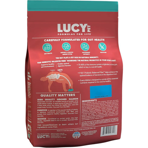 Lucy Pet Salmon Pumpkin & Quinoa Dry Dog Food 4.5lb - Poudre Pet & Feed Supply 2