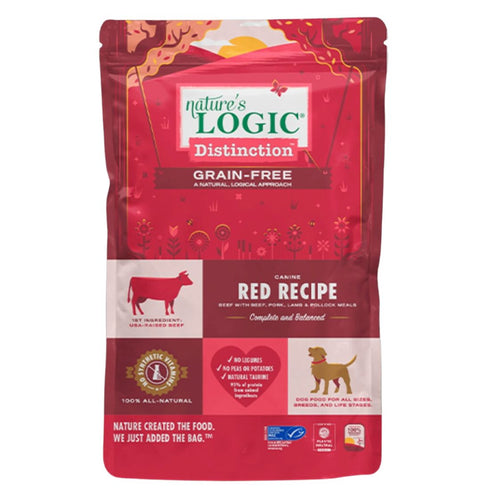 Nature's Logic Grain Free Distinction Red Recipe Dog Food 4.4lb - Poudre Pet and Feed Supply