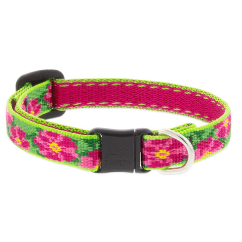 Lupine Original Designs Safety Cat Collar 1/2" x 8-12" Petunias - Poudre Pet & Feed Supply