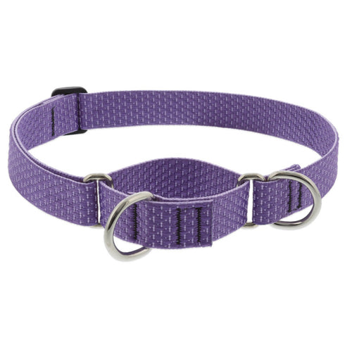 Lupine Eco Martingale Dog Collar 1"x19-27" Lilac - Poudre Pet & Feed Supply