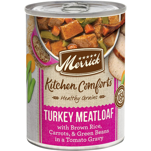 Merrick Kitchen Comforts Turkey Meatloaf Canned Dog Food 12.7oz - Poudre Pet and Feed Supply