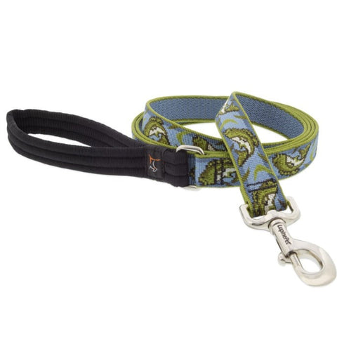 Lupine Dog Leash 1" Wide x 4' Length Gone Fishin - Poudre Pet and Feed Supply