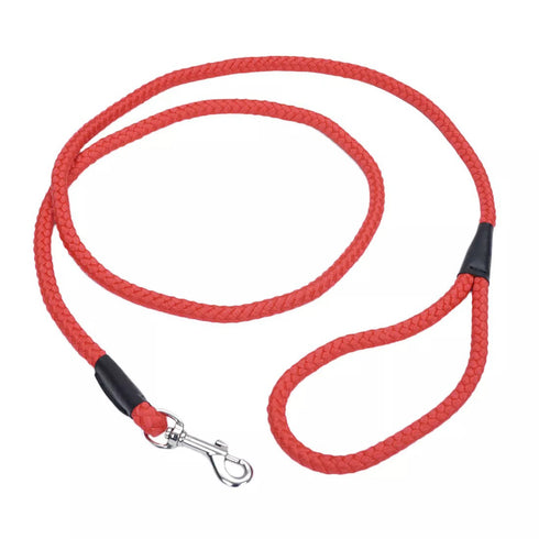 Coastal Rope Dog Leash 1/2"x 6' Red poudrefeed.com