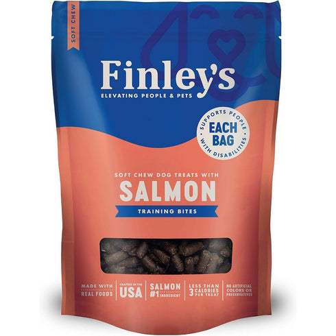 Finley's Salmon Recipe Soft Chew Training Bites Dog Treats 16oz - Poudre Pet and Feed Supply
