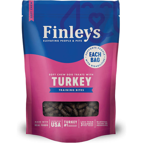 Finley's Turkey Recipe Soft Chew Training Bites Dog Treats 16oz - Poudre Pet and Feed Supply