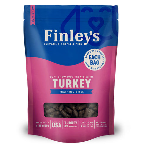 Finley's Turkey Recipe Soft Chew Training Bites Dog Treats 6oz - Poudre Pet and Feed Supply