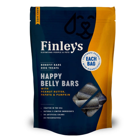 Finley's Happy Belly Soft Chew Benefit Bars Dog Treats 6oz - Poudre Pet and Feed Supply