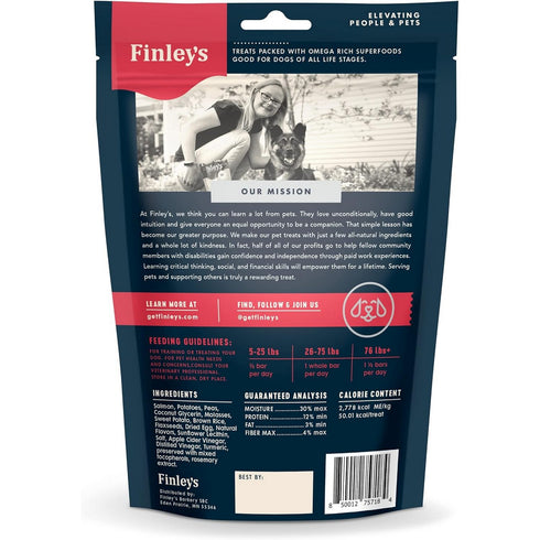 Finley's Skin Coat Nails Soft Chew Benefit Bars Dog Treats 16oz - Poudre Pet and Feed Supply