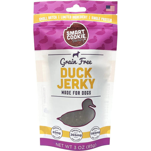 Smart Cookie Grain Free Duck Jerky Dog Treats 3oz - Poudre Pet and Feed Supply