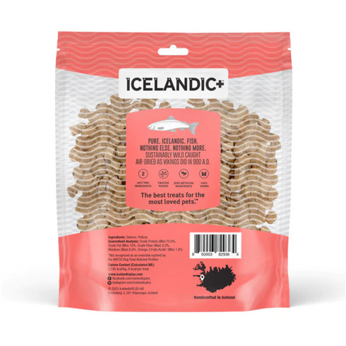 Icelandic+ Salmon Mini Fish Chips Dog Treats 9oz poudrefeed.com