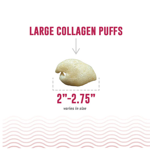 Icelandic+ Beef Collagen Puffs with Cod Skin Treats for Dogs 2.5oz